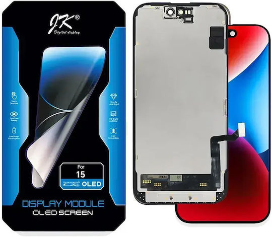 OLED Screen with Touch Mechanism for iPhone 15 Nokia 6.1 Black