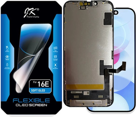 OLED Screen with Touch Mechanism for iPhone 16e Nokia 6.1 Black