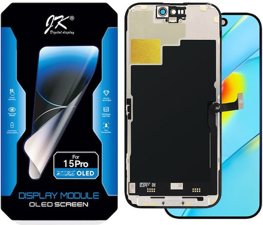 Οθόνη OLED με Μηχανισμό Αφής για iPhone 15 Pro Nokia 6.1 (Μαύρο)