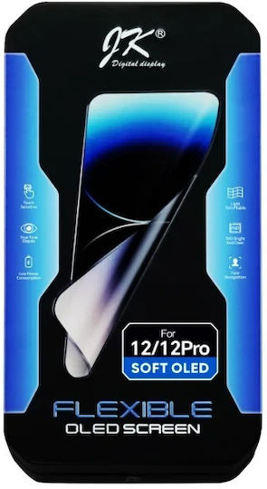 OLED Screen with Touch Mechanism for Xiaomi 12 Pro iPhone 12 / 12 Pro Nokia 6.1 Realme 12 Pro (Black)
