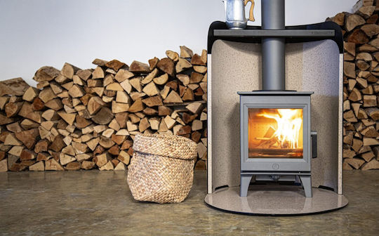 Charnwood Cranmore 3 Χαλύβδινη Ξυλόσομπα 3.6kW Black