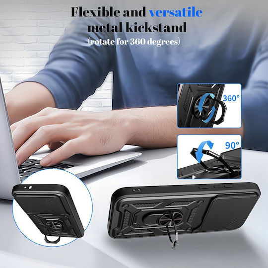 Techsuit Camshield Series Xiaomi Poco X8 Pro Schwarz Handyhüllen