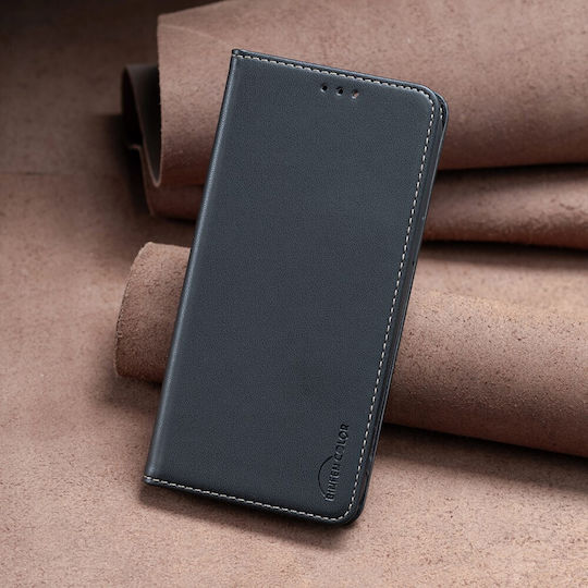 Θήκη Xiaomi Poco M8 5g Redmi Note 15 5g Redmi Note 15 4g Binfen Color Bf18 Flip Πορτοφόλι Συνθετικό Δέρμα Pu Tpu Μαύρο Wallet Stand