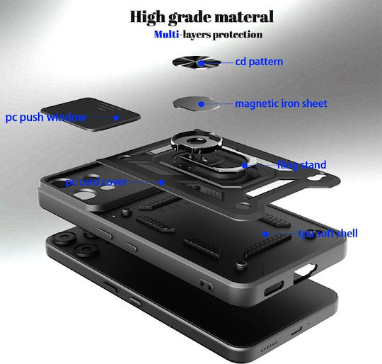 Handyhülle Nichts Phone 3a Lite 5g Oem Harte Rückseite Pc+tpu Blau Stand