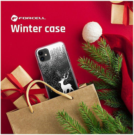 Forcell Xiaomi Redmi 9 Winter Handyhülle Transparent