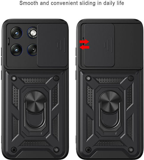 Techsuit Camshield Series Motorola Edge 70 Fusion Schwarz