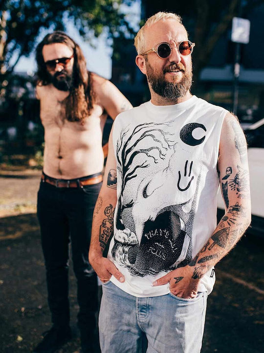 Dudes T-shirt Εκρού