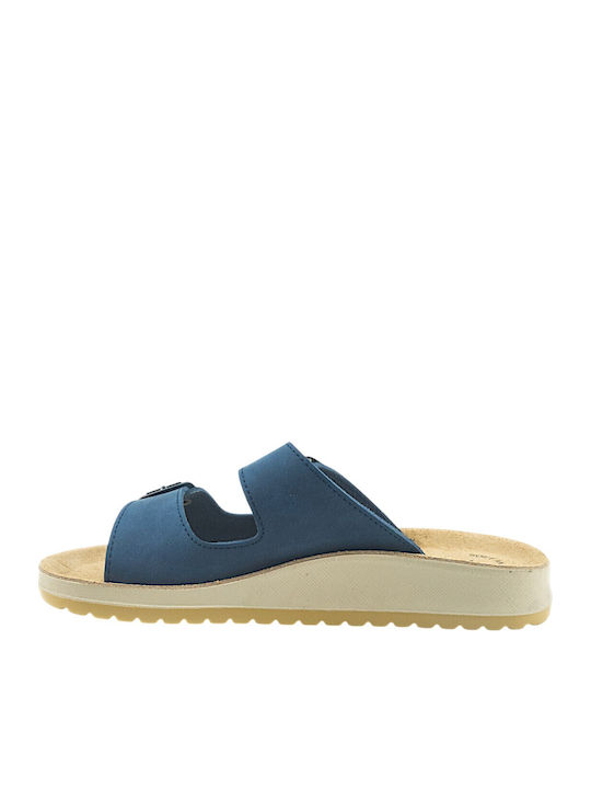 Women's Blue Flat Sandals