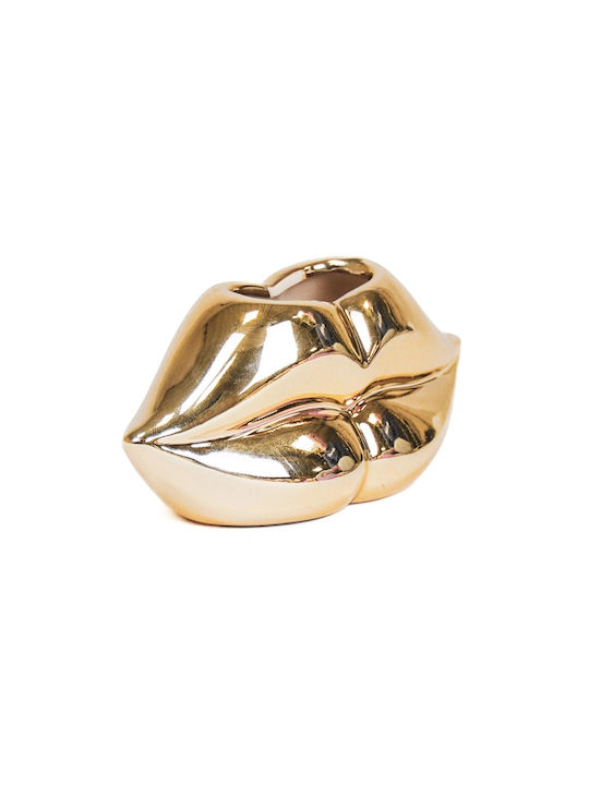 Housevitamin Διακοσμητικό Βάζο Lip Gold
