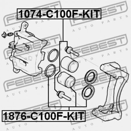Front Brake Caliper Piston Repair Opel Antara 2006