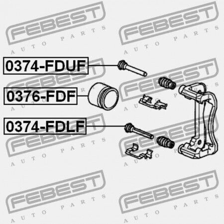Έμβολο Δαγκάνας Μπροστινού Φρένου Honda Stream Almas Rn1 2001-2006 Jp 45216-s5a-j01