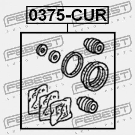 Kit Reparare Etrieri De Frână Partea Din Spate Honda Curent Almas Rn1 2001-2006 Jp 01473-sz3-a00