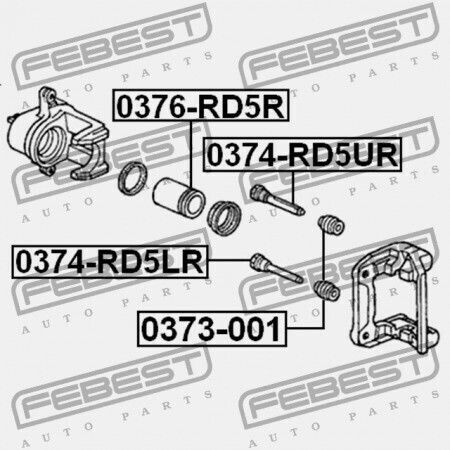 Μπουλόνι Οδηγού Δαγκάνας Πίσω Φρένου Honda Integra 4d Db6 Jp 43262-s84-a51