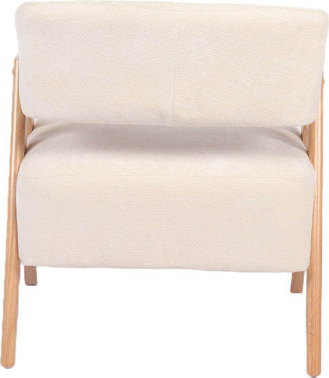 Barton Πολυθρόνα Μπεζ 67x66x74cm