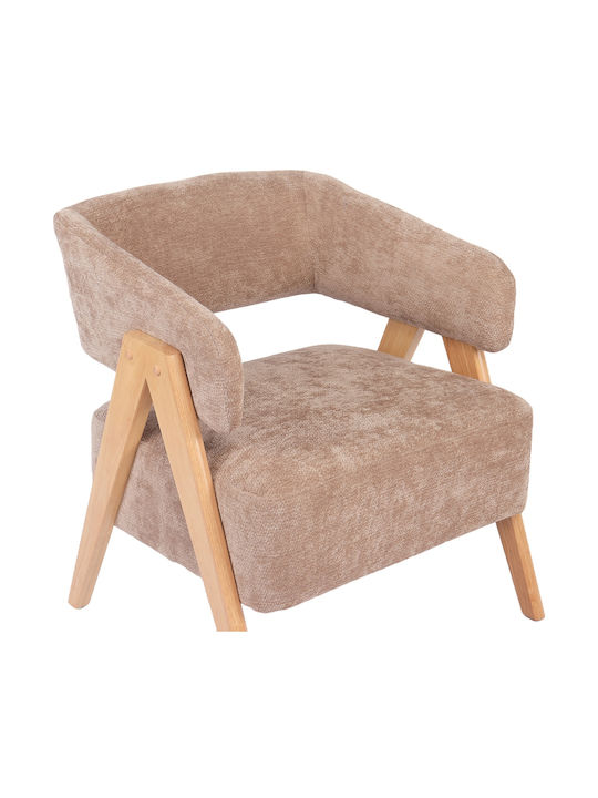 Barton Brown Armchair 67x66x74cm