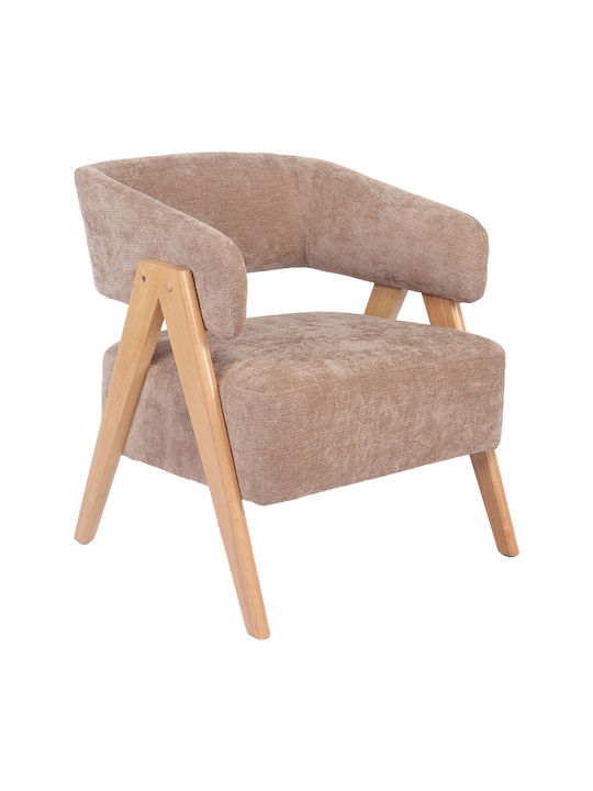 Barton Brown Armchair 67x66x74cm