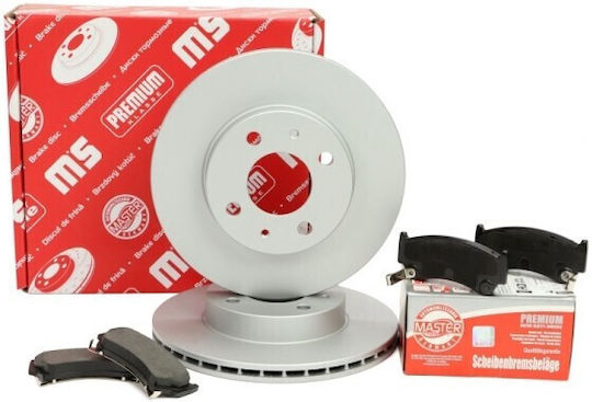 Set Discuri Plăcuțe Frână Partea Din Față Nissan Almera N15 402060m802