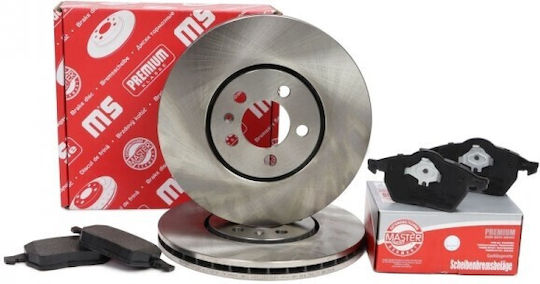 Master-Sport Auto Bremsbeläge & Bremsscheiben Set Für Volkswagen Golf III Passat Vento 1j0 698 151 L