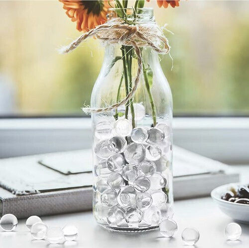 Set 10,000 Hydrogel Beads Water-expandable Biodegradable 11 Mm Diameter Transparent