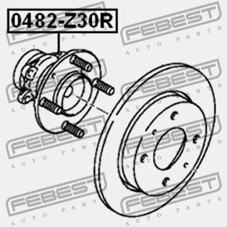 Задна Главина Mitsubishi Colt Colt Plus Z20 2002.10 Jpn Mr594142