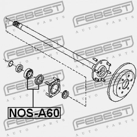 Κιτ Επισκευής Πίσω Ημιαξόνων Nissan Frontier D40 2004.10 Us 40210-7s210