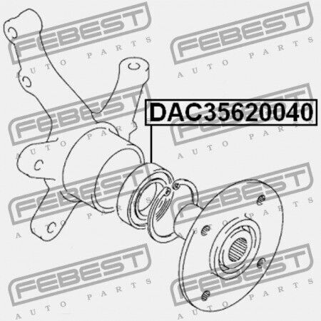 Suzuki Swift Rs413 Rs415 Rs416 Колесни Лагери На Предна Главина 2003-2010 43440-84f00