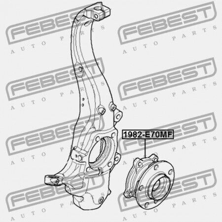 Vordere Radlagersatz Für BMW X5 E70 2006-2013 ECE 31206795959