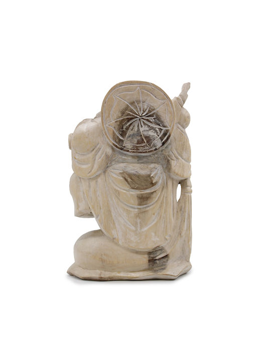 Ancient Wisdom Διακοσμητικός Βούδας από Ξύλο 30cm
