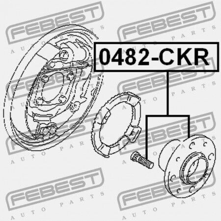 Πίσω Πλήμνη Mitsubishi Lancer Mirage Cj-cp 1995.08-2000.08 Jpn Mb844919