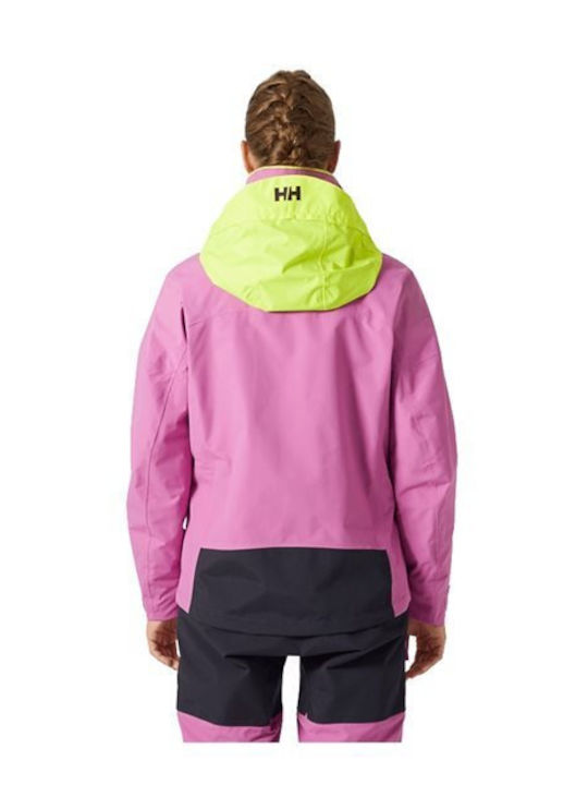 Helly Hansen Pier 4.0 34486-089 Γυναικείο Μπουφάν για Σκι & Snowboard Ροζ