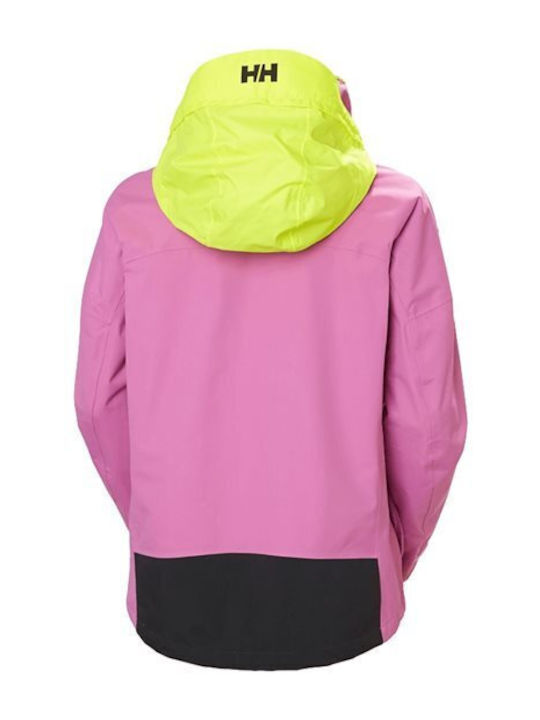 Helly Hansen Pier 4.0 34486-089 Γυναικείο Μπουφάν για Σκι & Snowboard Ροζ