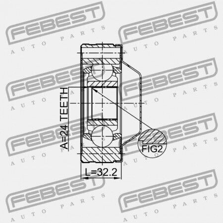 Hyundai Terracan 2001 Gen Getriebewellen Verbindung 49010-h1141