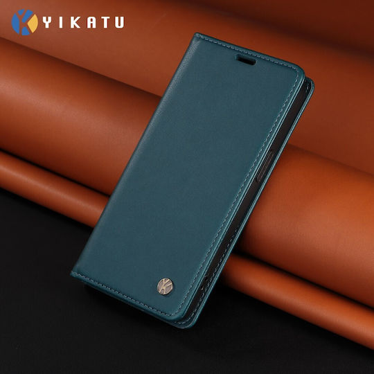 Yikatu Buch Synthetisches Leder / Silikon Grün (OnePlus 15R)