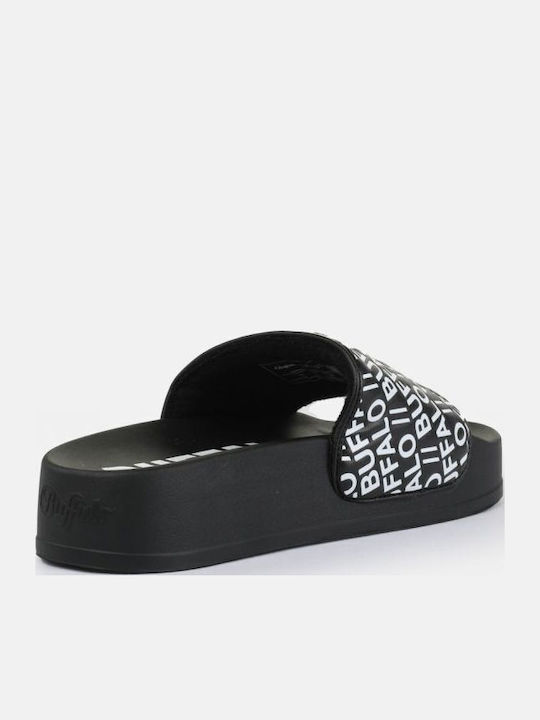 Damen Flache Sandalen Schwarz