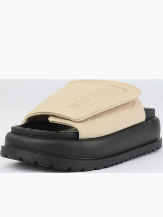 Дамски Сандали Flatforms Екрю
