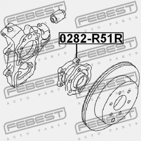 Nissan Pathfinder R51m Πίσω Πλήμνη 2005.01-2014.11 El 43202-ea500