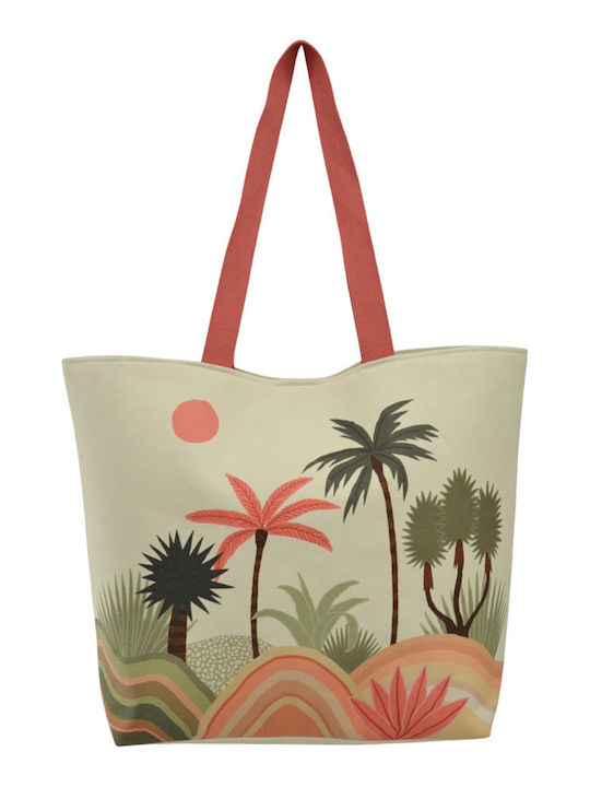 Ankor Fabric Beach Bag with Toiletry Bag Multicolour