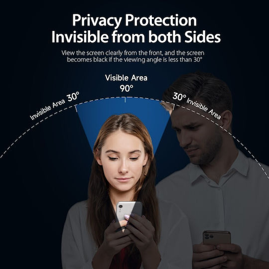 Anti-Spy Protection Privacy Compatible with OnePlus 15r 5g Full Mobile Screen Protector Tempered Glass 9h Coverage 100% 0.26mm