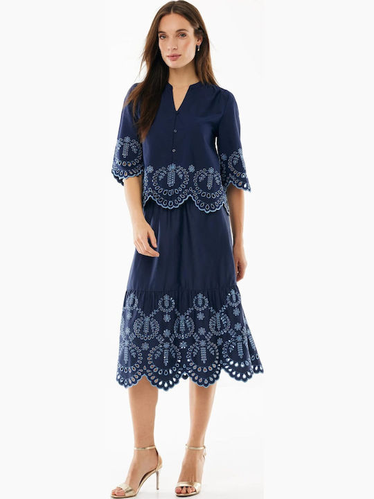 Women's Cotton Blue Blouse