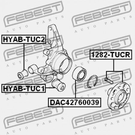 Febest Колесни Лагери за Hyundai Tucson
