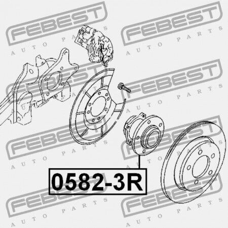 Febest Radlager Für Mazda 3
