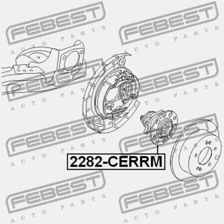 Febest Wheel Bearings for Kia Cerato Shuma