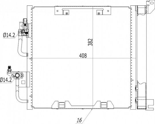 Ψυγείο Κλιματισμού Astra H 1.7cdti 04 13129195