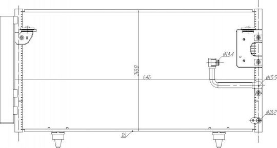 Kühlschrank Klimaanlage Subaru Legacy 2.0d 2008 73210-ag020