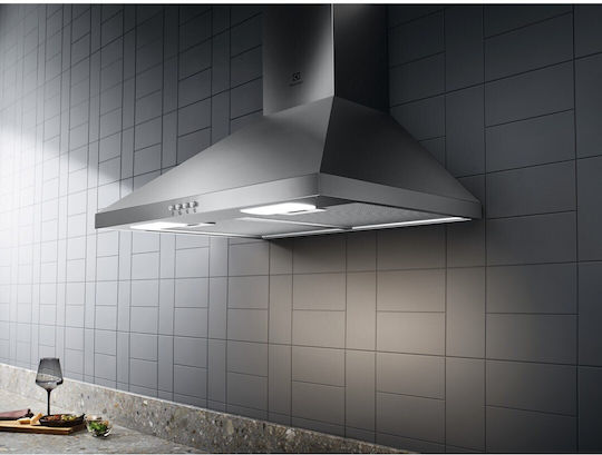 Electrolux Okap Απορροφητήρας Καμινάδα 59.8cm Inox