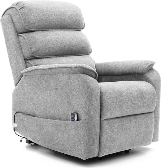 Relax με Υποπόδιο JKY‑9182 78x90x105cm Γκρι Relax με Υποπόδιο JKY‑9182 78x90x105cm Γκρι