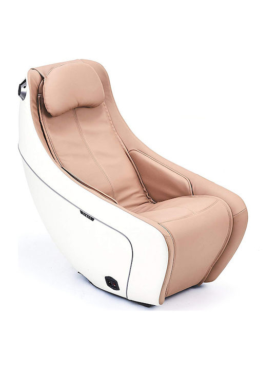 Circ Relax Armchair Massage with Footstool from Leatherette Pink 21.6x37x39cm