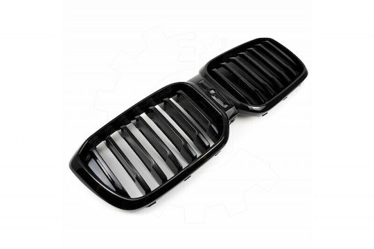 Mască Radiator BMW X3 G01 Facelift Completă Stângă Sau Dreaptă Grilă Simplă Neagră Lucioasă 51139881906