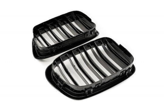 Kappe Für Motorabdeckung Doppelspur Schwarz Glänzend Für BMW 5 E39 51132497261