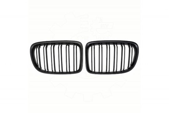 Mască Radiator Set Complet Stânga Sau Dreapta Bandă Simplă Negru Mat BMW X1 E84 51117347669